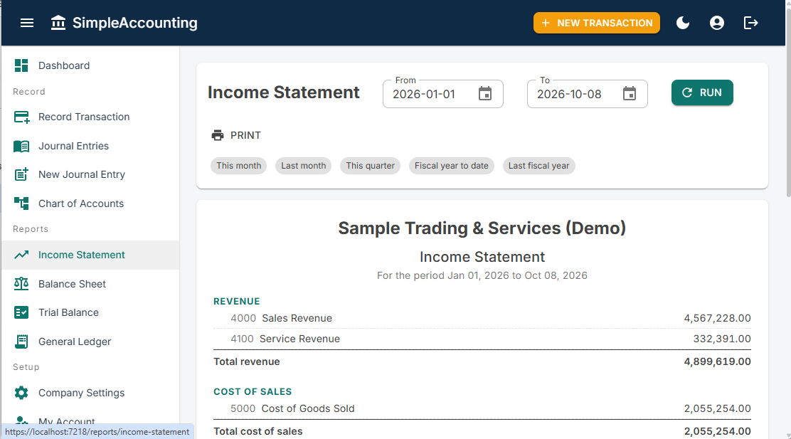 The Income Statement